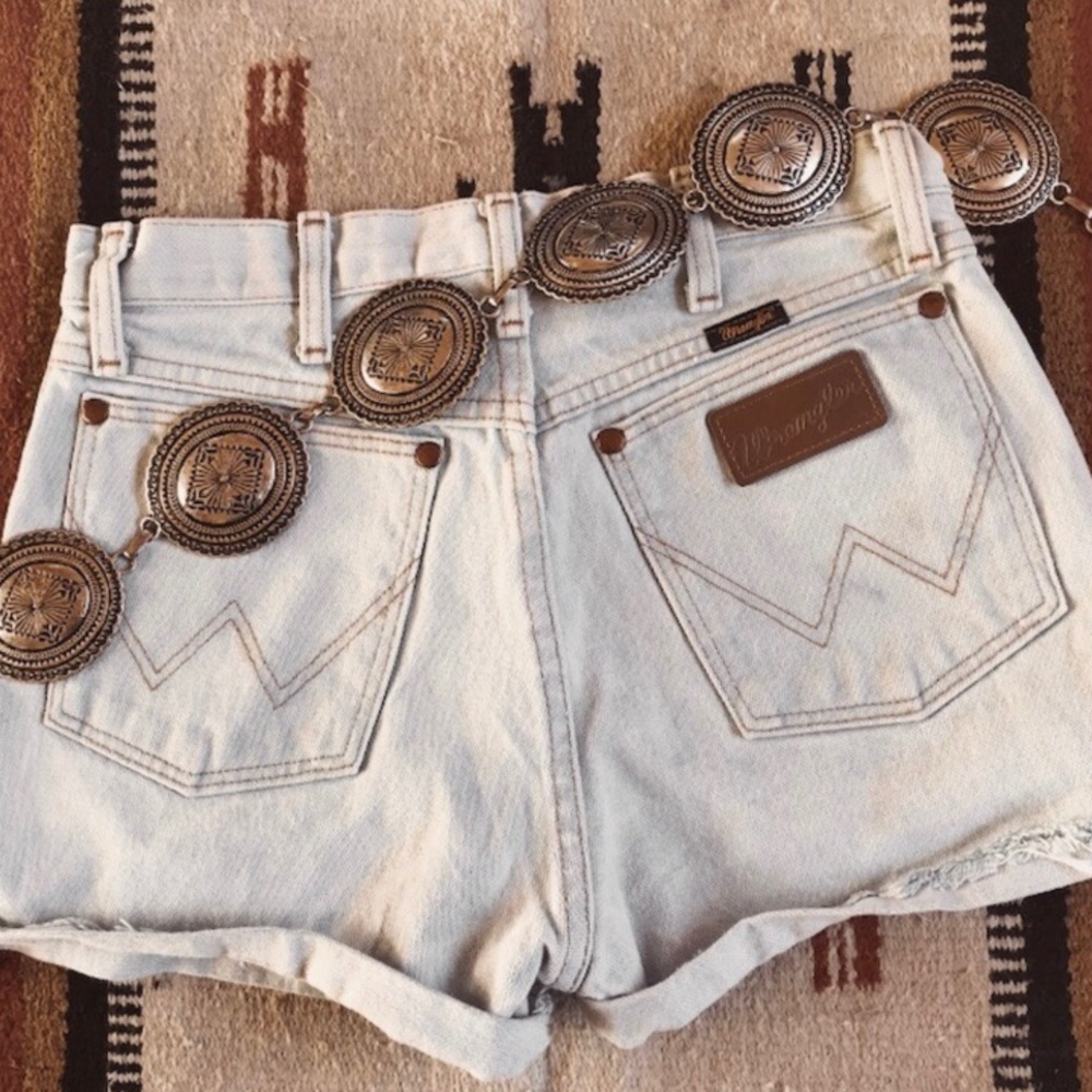 Wrangler 13MWZ Light Wash Jean Shorts